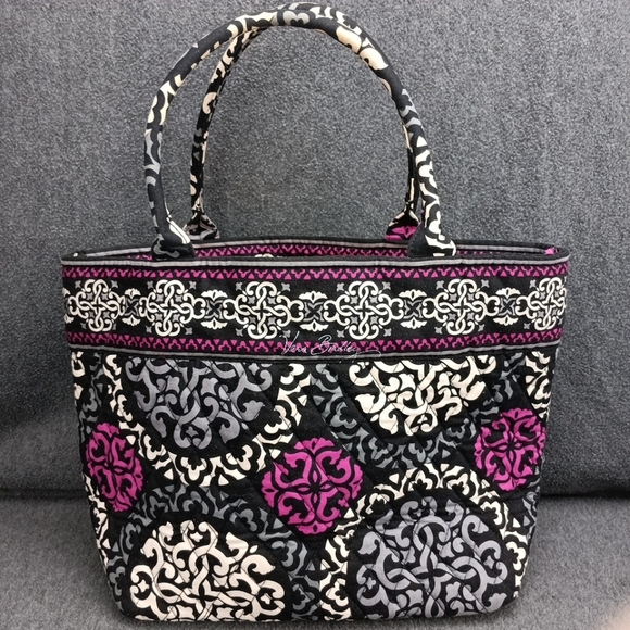 Vera Bradley “Canterberry Magenta” Small Open Top Tote Bag - Retired - EUC - Picture 4 of 7